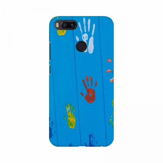 Children hand paintings Mobile case cover