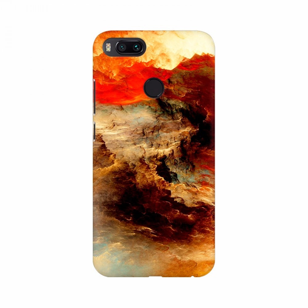 Orange Color Painting illustrator Mobile Case Cover