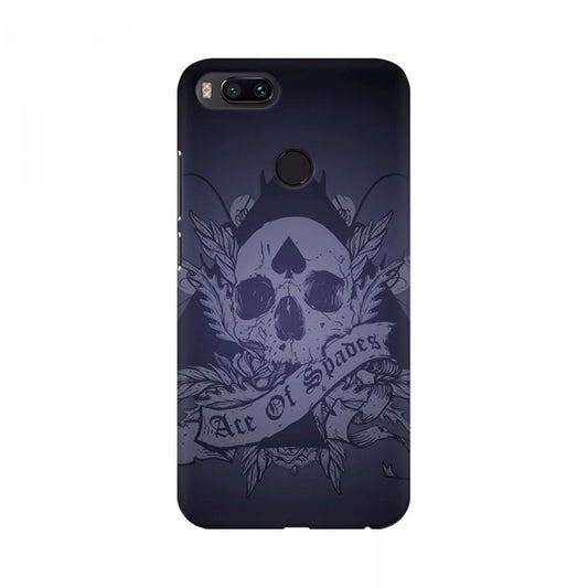 Dark Skull and the flower Mobile Case Cover