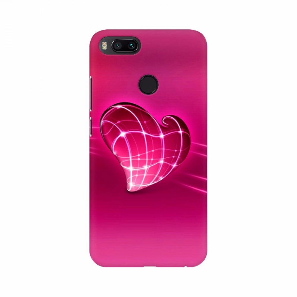 Pink heart Mobile Case Cover