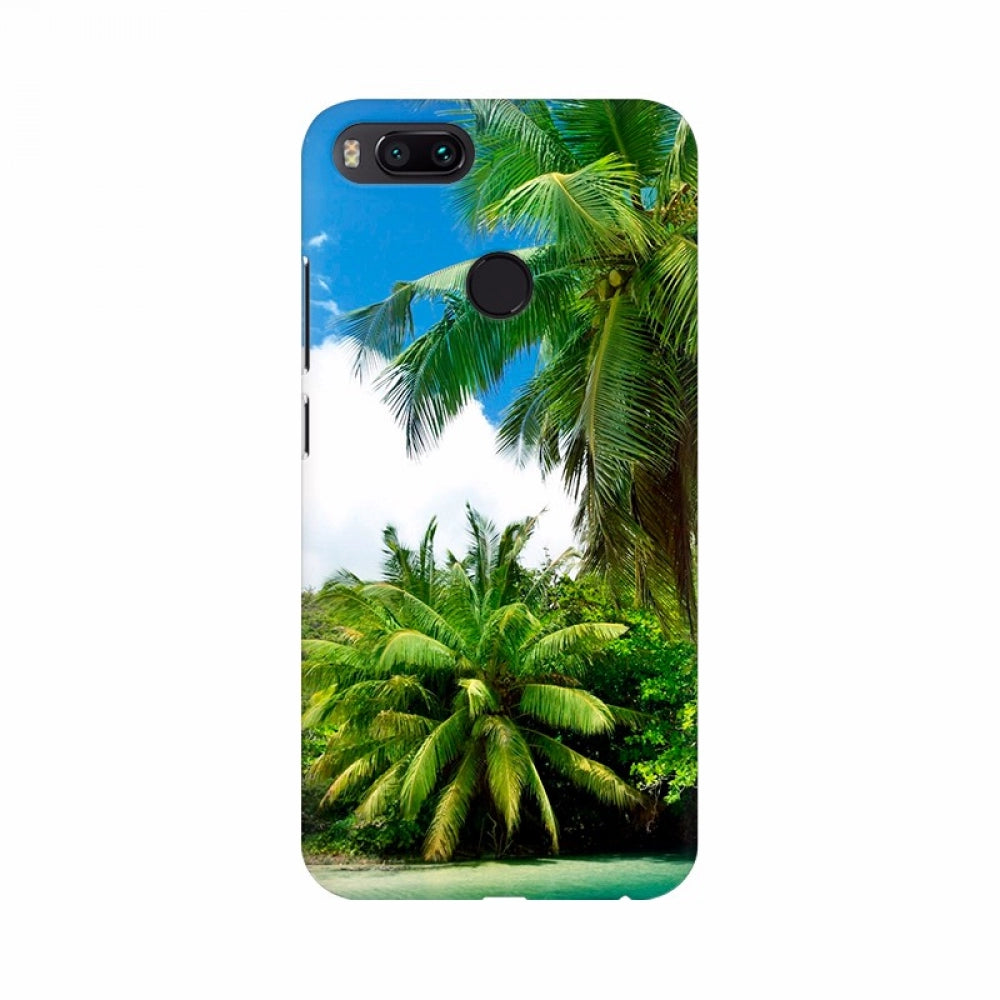 River with Beautiful Coconut Trees Mobile Case Cover