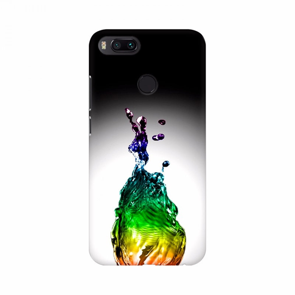 Colorful Digital Flame Mobile Case Cover