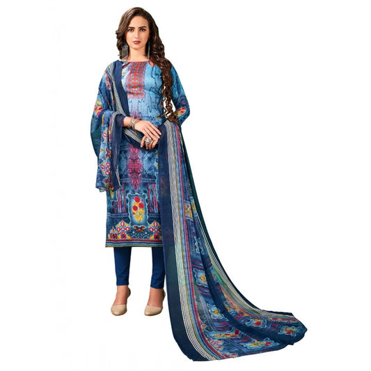 Amfyn Women's Cotton Unstitched Salwar-Suit Material With Dupatta (Multi, 2-2.5mtrs)