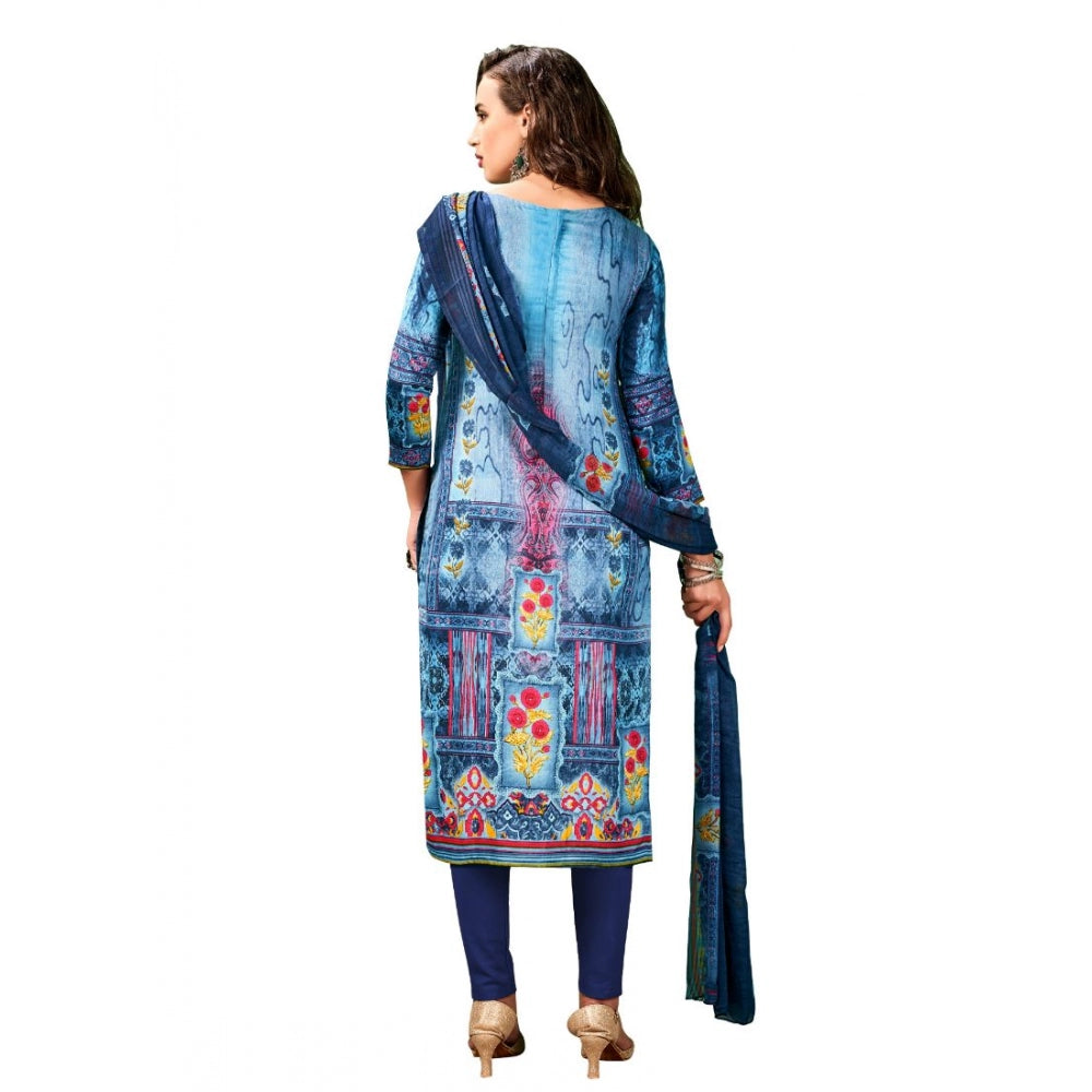 Amfyn Women's Cotton Unstitched Salwar-Suit Material With Dupatta (Multi, 2-2.5mtrs)