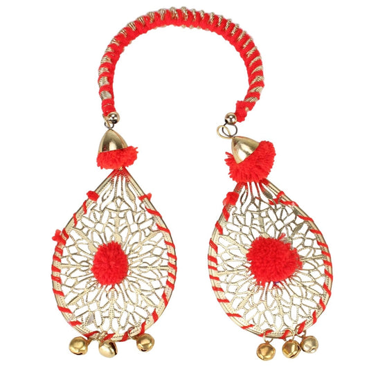 Fashion Women's Alloy Hanging Thread Bracelet-Red