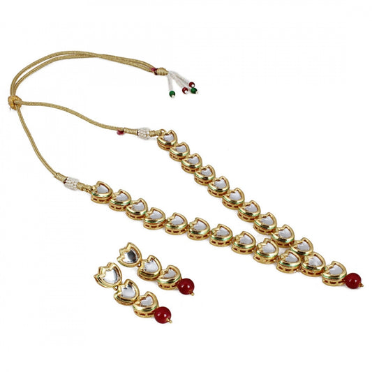 Traditional Jewellery Kundan Necklace Set with Earrings