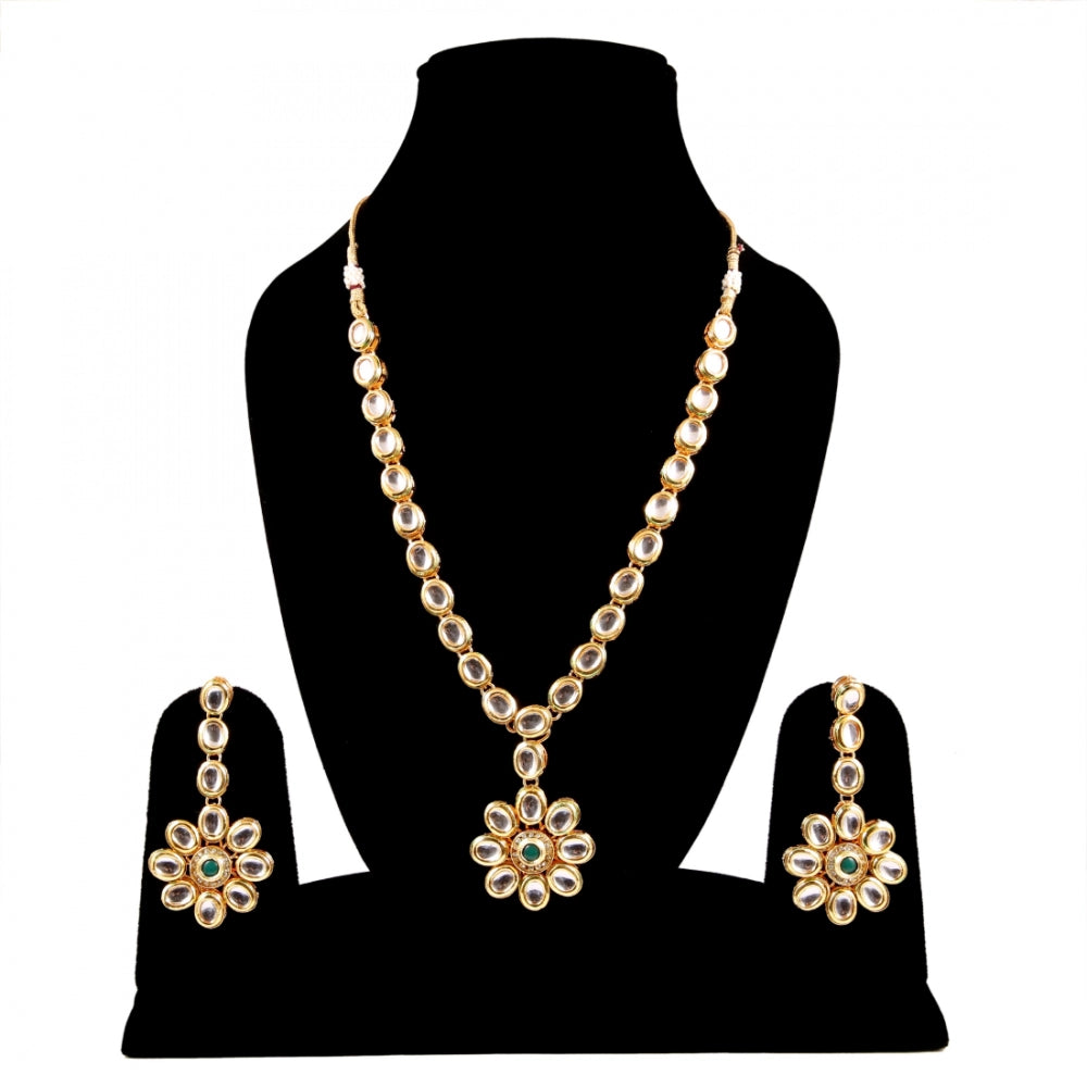 Traditional Kundan Necklace set with earring Set