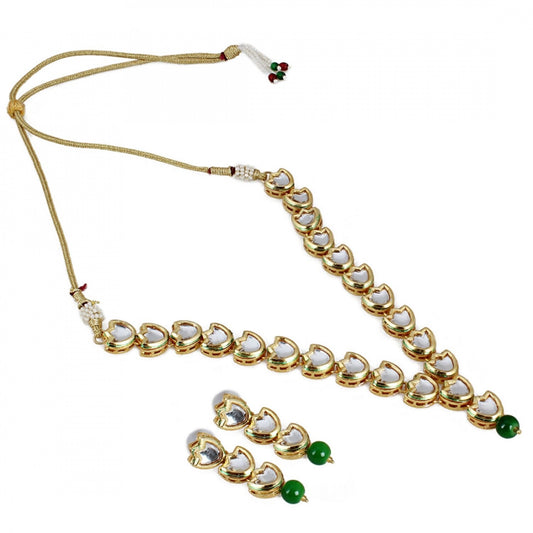 Traditional Jewellery Kundan Necklace Set with Earrings