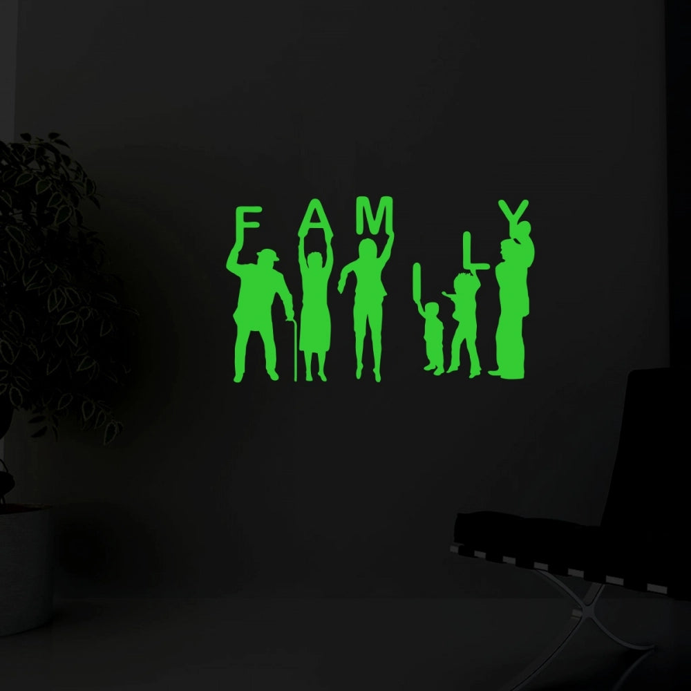 Amfyn Green Family Radium Wall Sticker