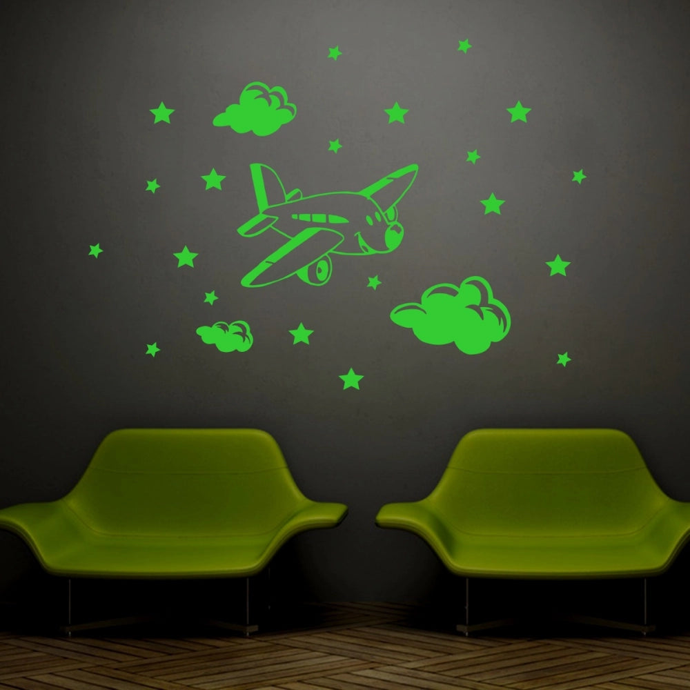 Amfyn Green Kids Room Decor Radium Wall Sticker