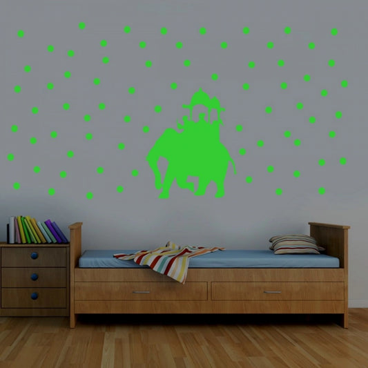 Amfyn Green Kids Room Decor Radium Wall Sticker