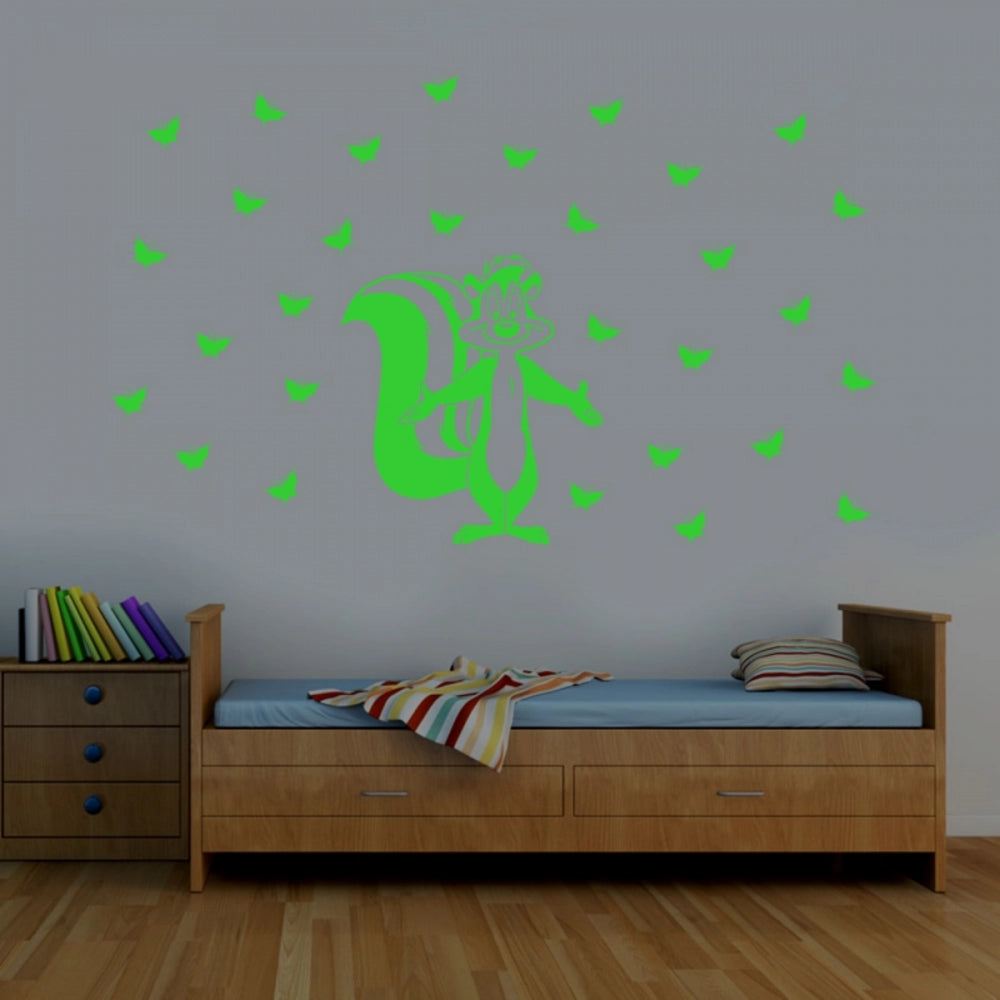 Amfyn Green Kids Room Decor Radium Wall Sticker