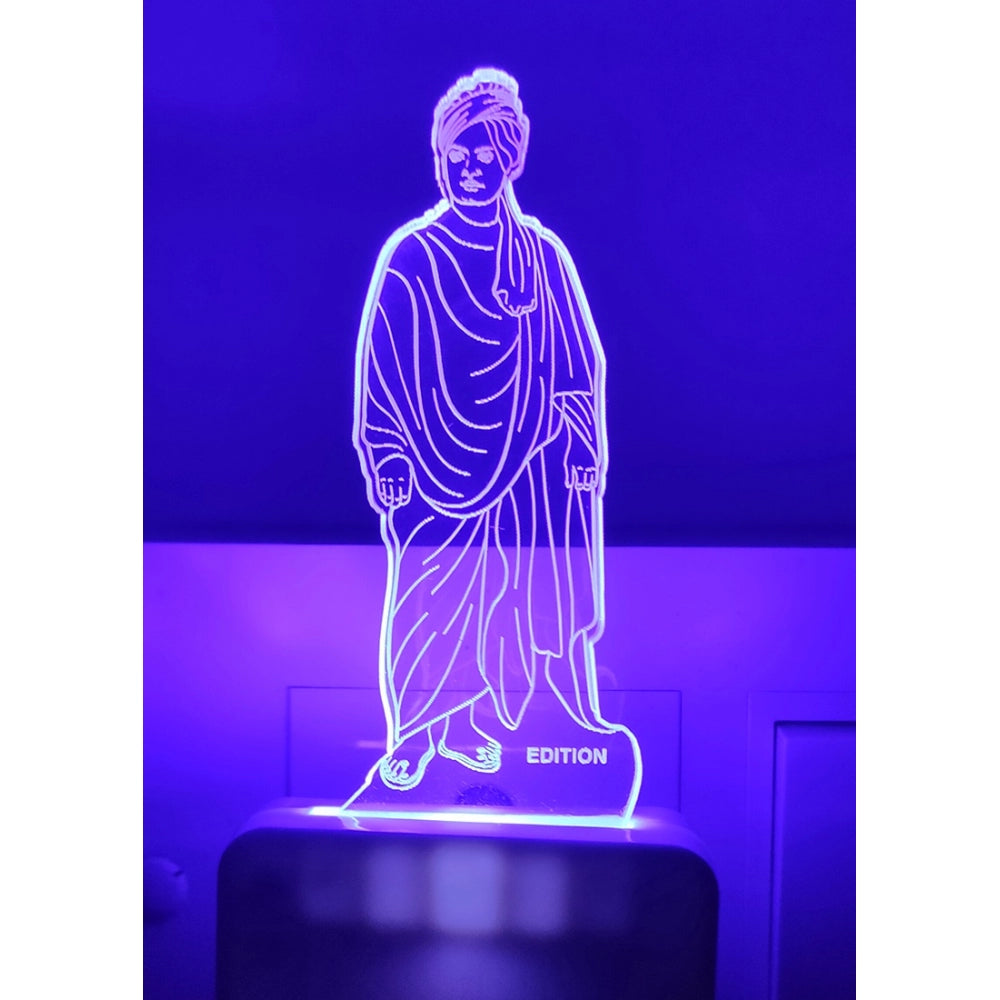 Amfyn Vivekanandha Statue AC Adapter Night Lamp