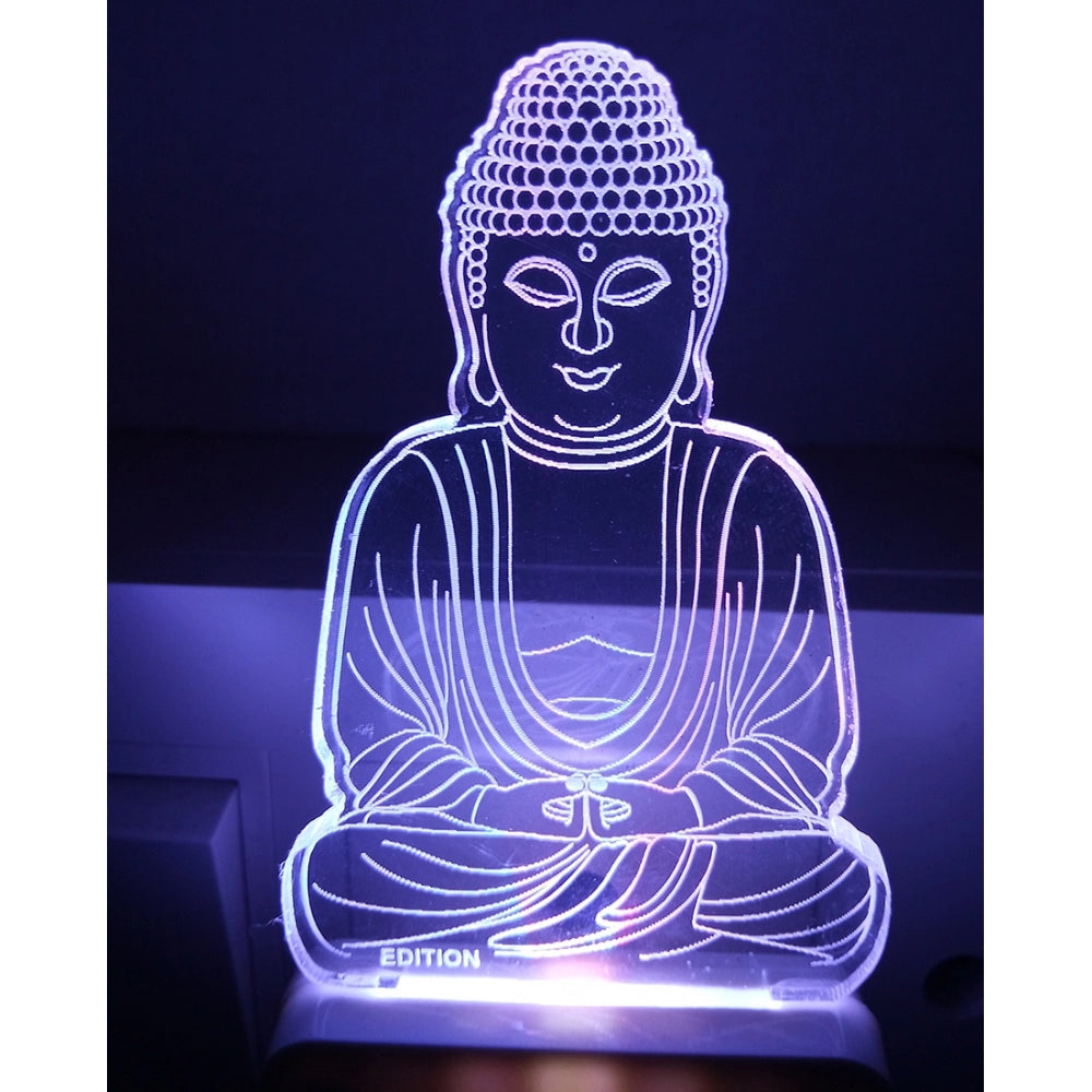 Fashion Gautam Buddha AC Adapter Night Lamp