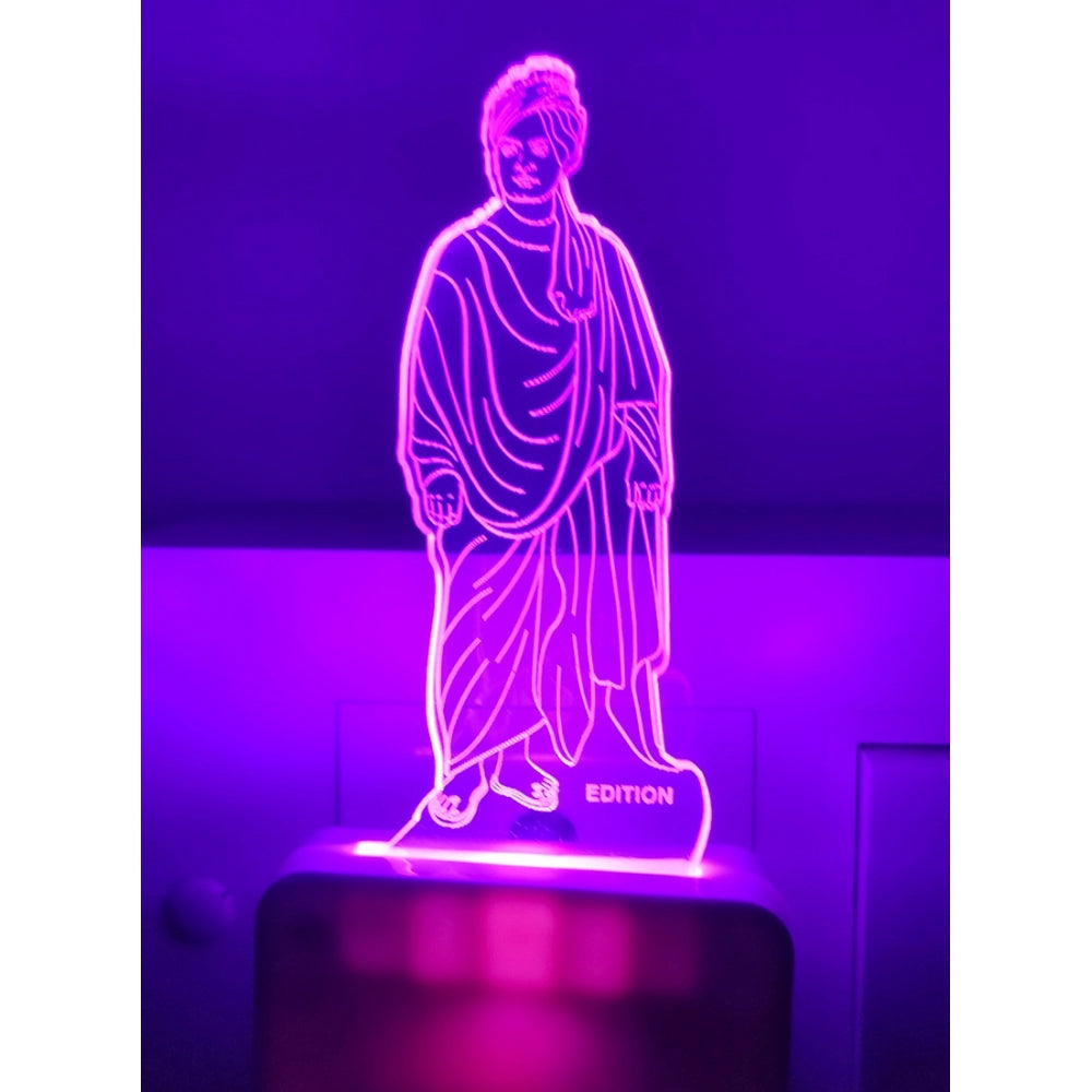 Amfyn Vivekanandha Statue AC Adapter Night Lamp