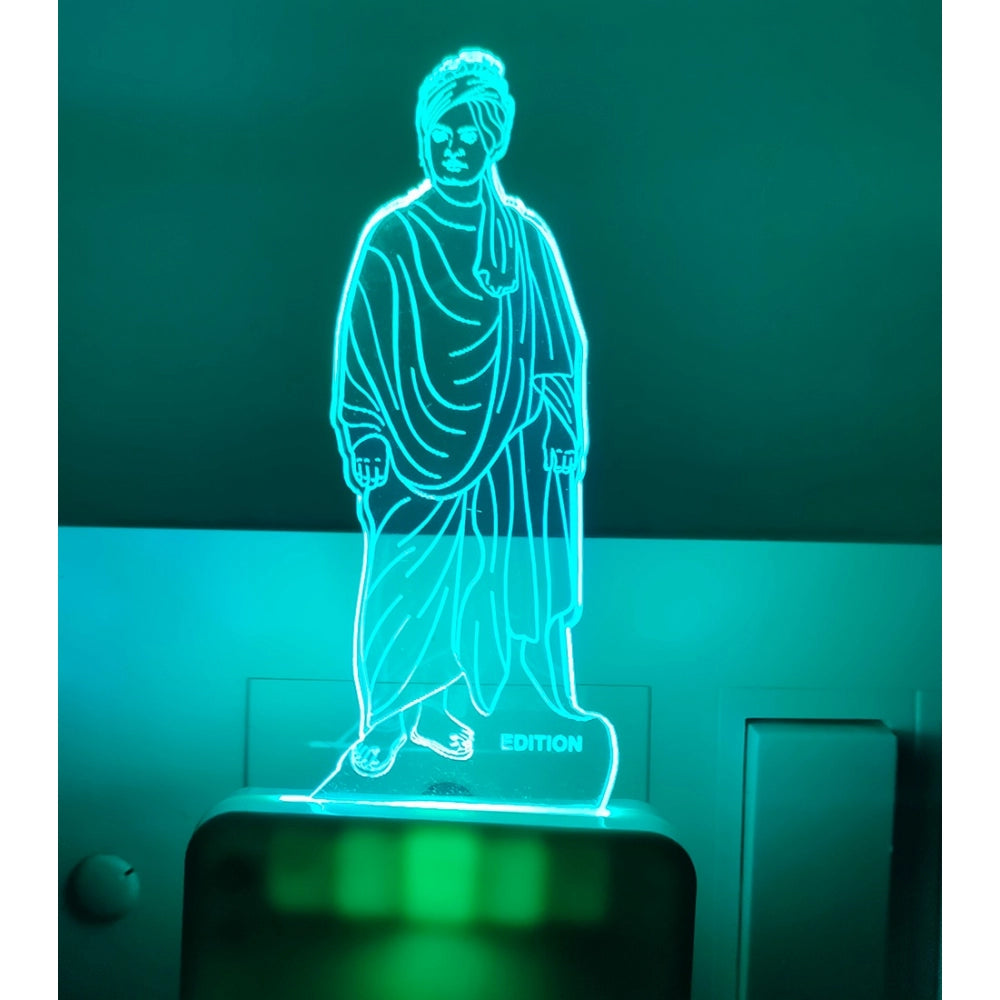 Amfyn Vivekanandha Statue AC Adapter Night Lamp