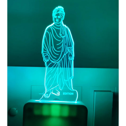 Amfyn Vivekanandha Statue AC Adapter Night Lamp