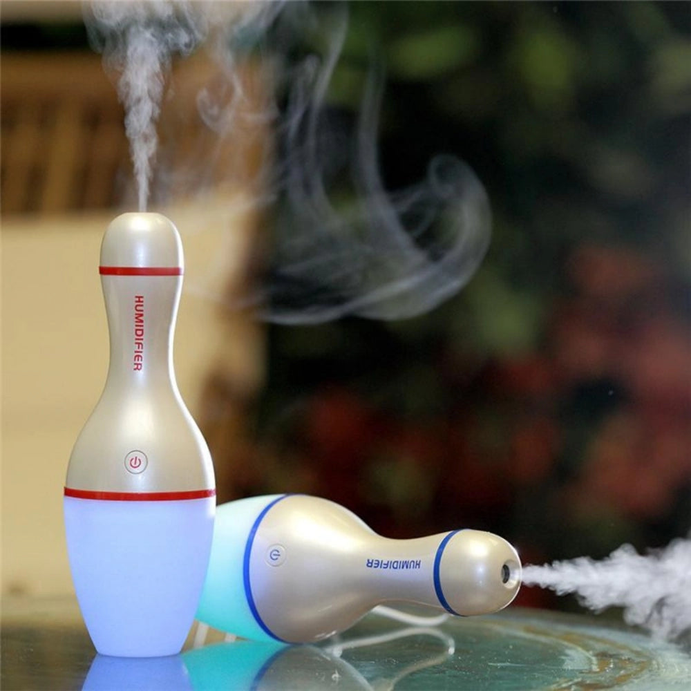 Amfyn Air Humidifier Usb 5V Bowling Bottle Led Lamp