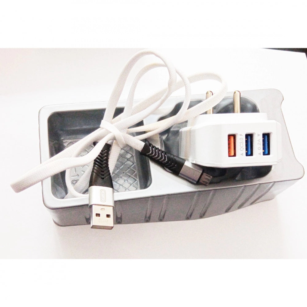 Amfyn Brand Amac Charger CH-18 6.2 A 3USB-Assorted