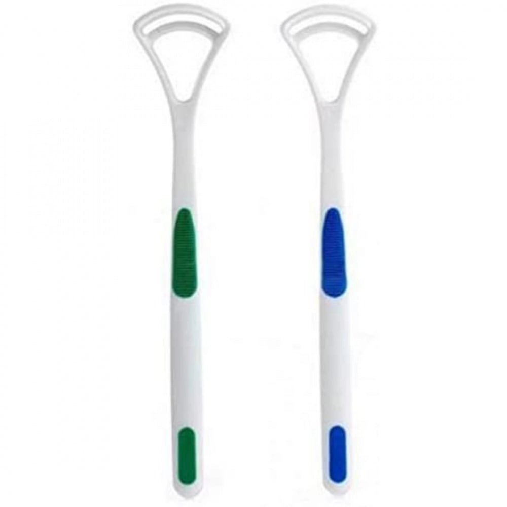 Amfyn Pack Of_3 Tongue Cleaner(2 Pcs Set) (Color: Assorted)