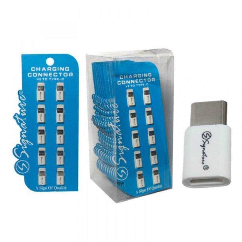 Amfyn Pack Of_5 Type_C To Micro Usb Adapter With 3.1 _ Support'S Otg And Data Transfer (Color: Assorted)