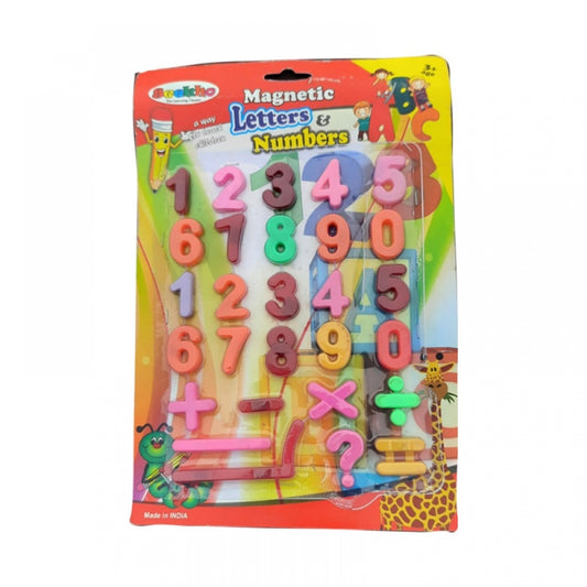 Amfyn Magnetic Numbers And Arithmetic Symbols Multicolour (Color: Assorted)