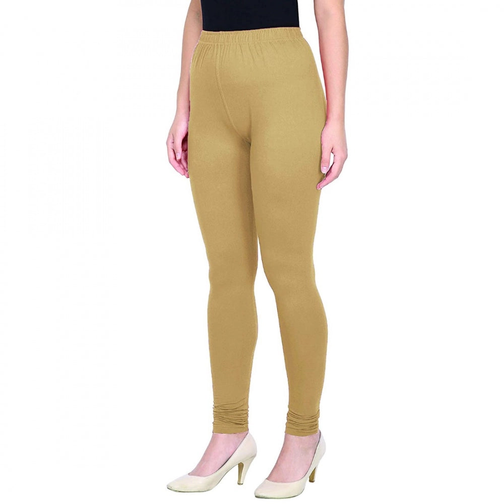 Amfyn Women's Cotton Leggings (Color:Skin)