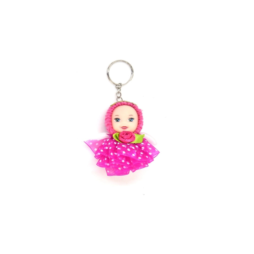 Pack of 5_Amfyn Doll Girl Keychain (Color: Assorted)