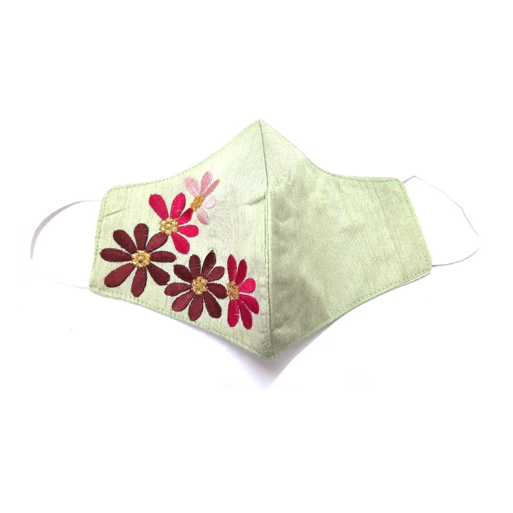 Pack of 2_Amfyn Embroidery Cotton Mask (Color: Assorted)