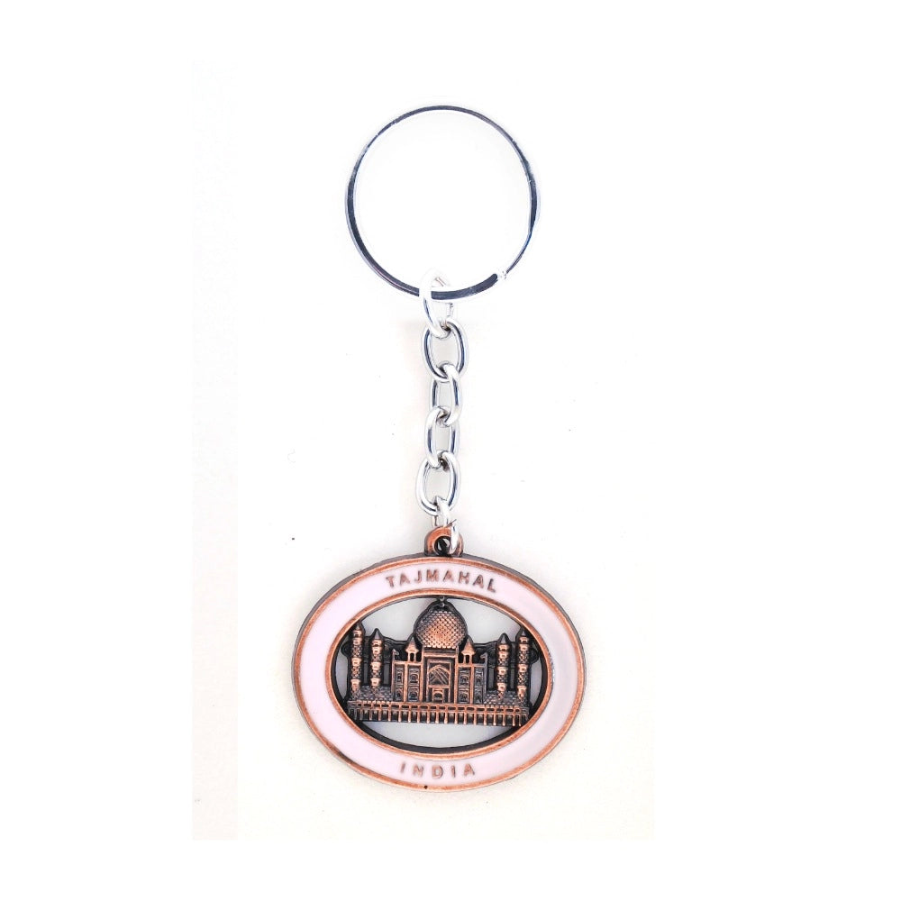 Amfyn Tajmahal keychain Blue and Pink (Color: Assorted)