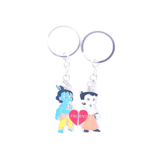 Amfyn Chota Beema Friend Couple Key Chain (Color: Assorted)