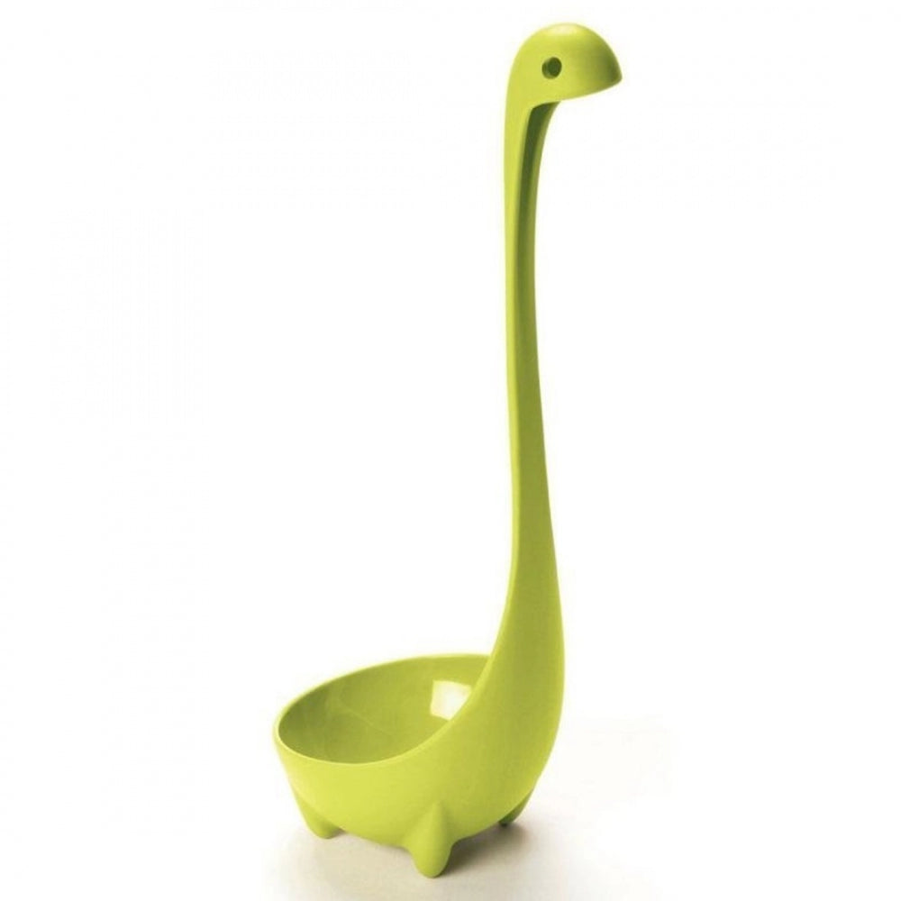 Amfyn Pack Of_2 Nessie Ladle Dinosaur Long Handle Soup Spoons (Color:Assorted)