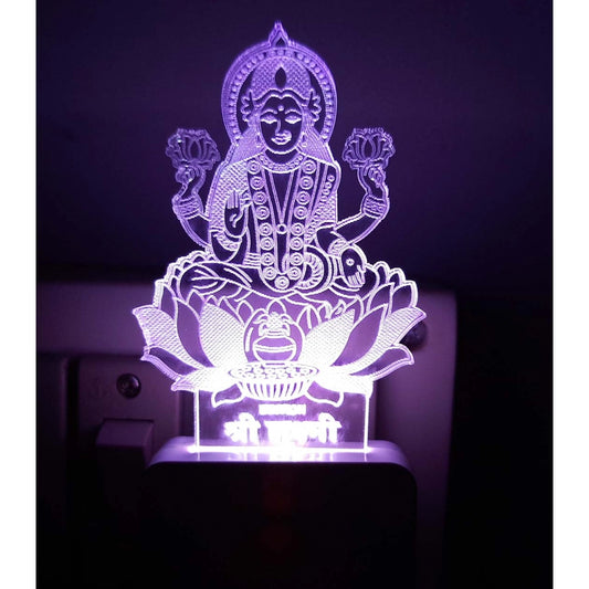 Amfyn Shree Maha Lakshmi AC Adapter Night Lamp