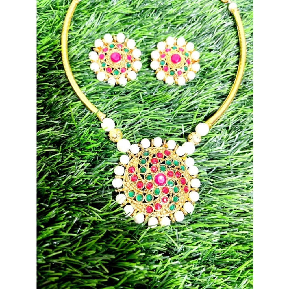 Fashion Women's Short Necklace And Earing Set