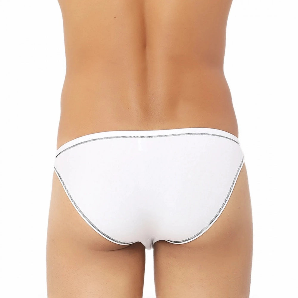 Amfyn Men's Bamboo Spandex Briefs Underwear (White)