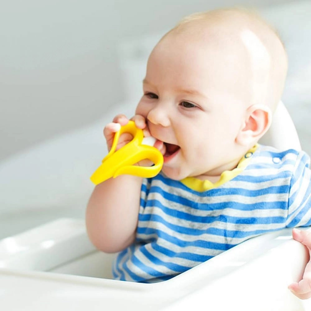 Amfyn Banana Shaped Baby Traning toothbrush (Assorted)