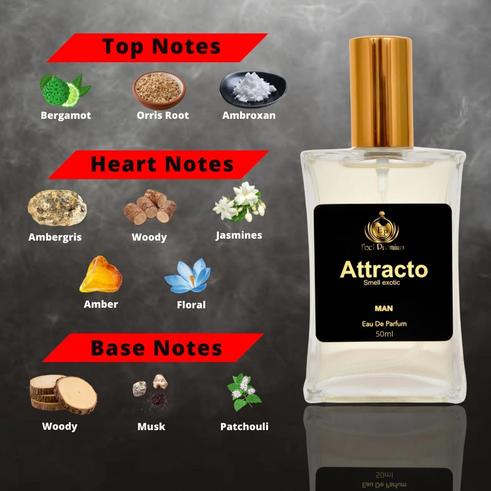 Amfyn Europa Attracto 50ml Perfume Spray For Men