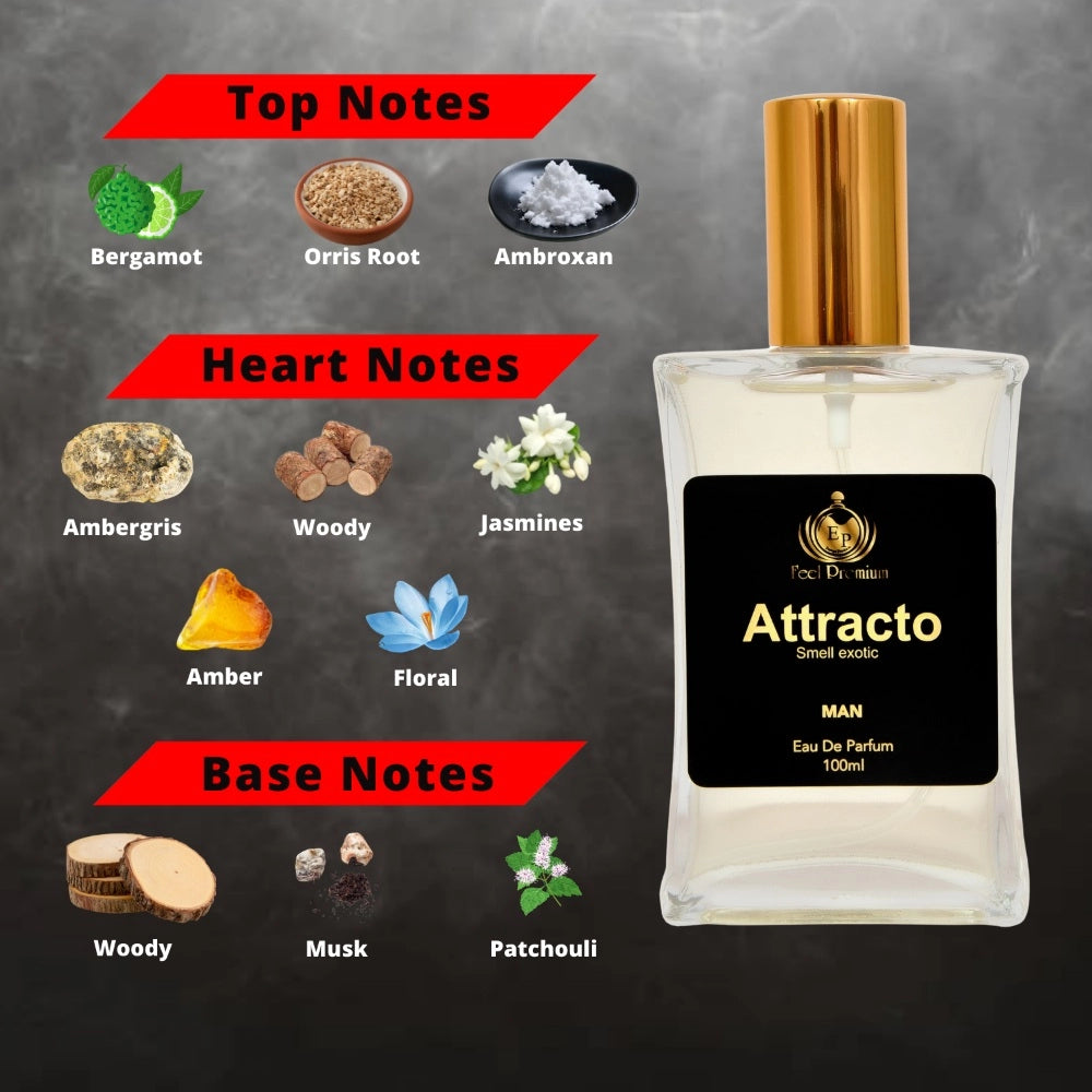 Amfyn Europa Attracto 100ml Perfume Spray For Men