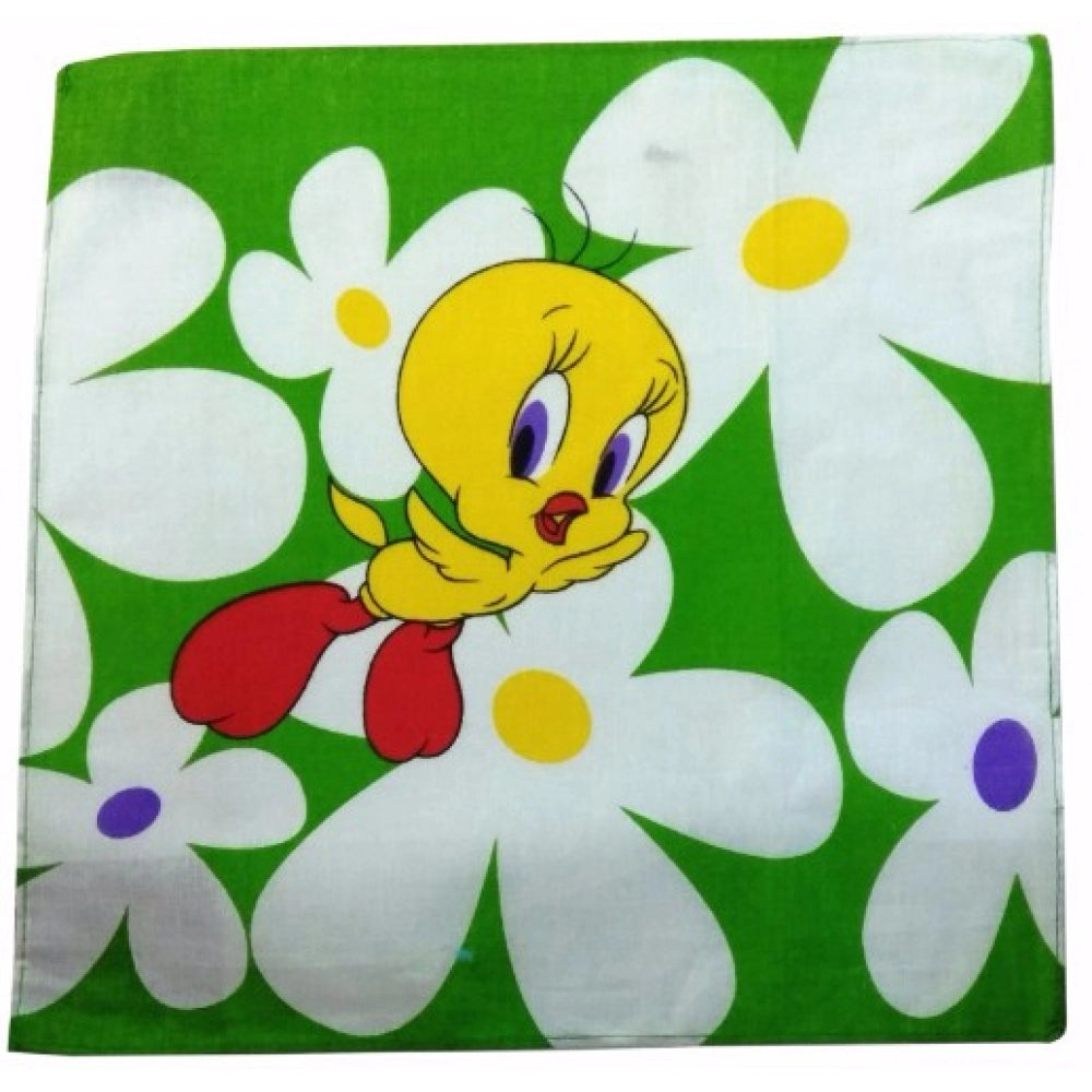 Amfyn Pack Of_6 Yellow Duck Medium Size Handkerchiefs (Color: Assorted)