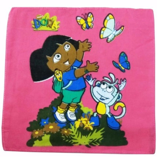 Amfyn Pack Of_12 Dora Buji Small Size Handkerchiefs (Color: Assorted)