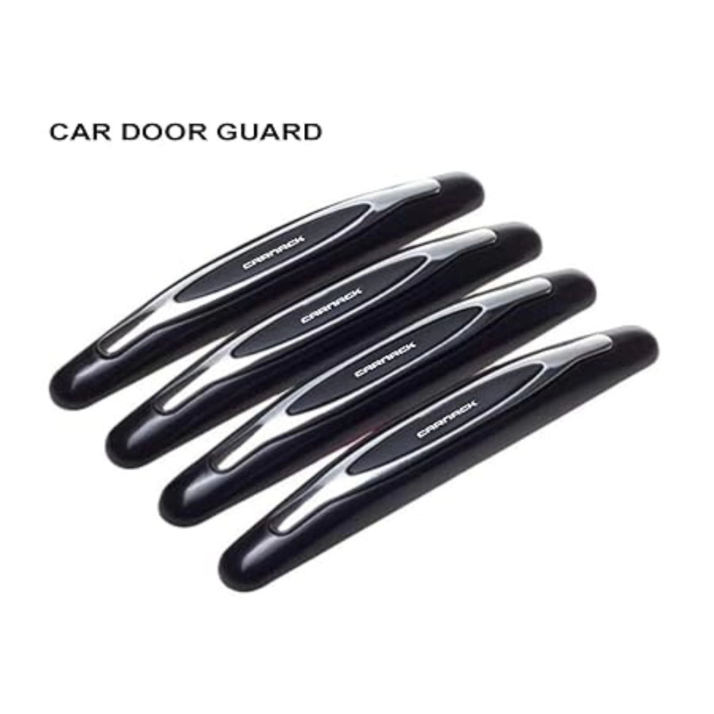 Fashion Pack Of 4 Compact Microfibre Car Door Guard (White)