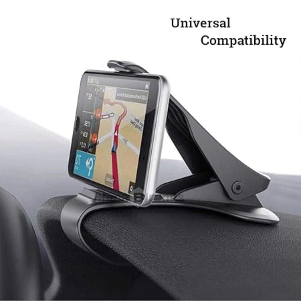 Fashion Stylish Car Chimti Dashboard Phone Holder Mount Mobile Clip Stand For All Smartphones (Black)