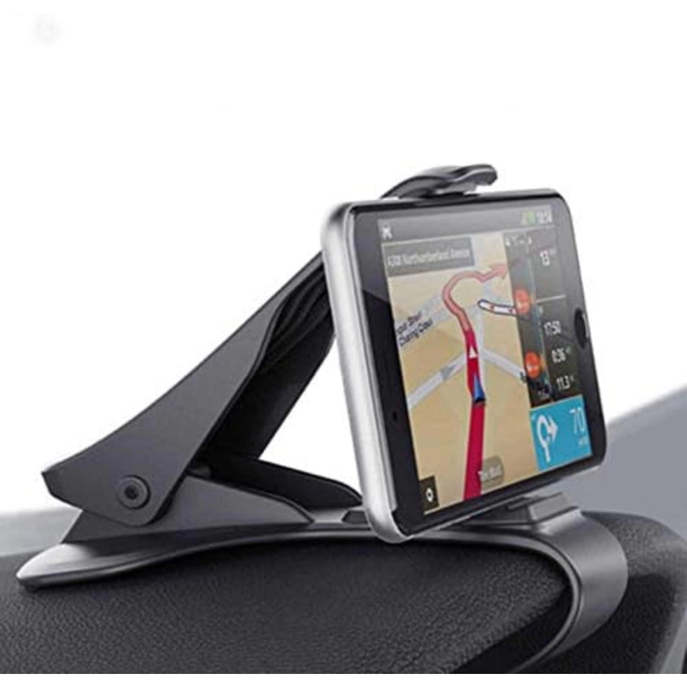 Fashion Stylish Car Chimti Dashboard Phone Holder Mount Mobile Clip Stand For All Smartphones (Black)