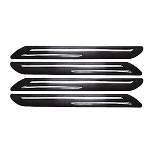 Fashion Set Of 4 Universal Car Bumper Protector Guard (Black)