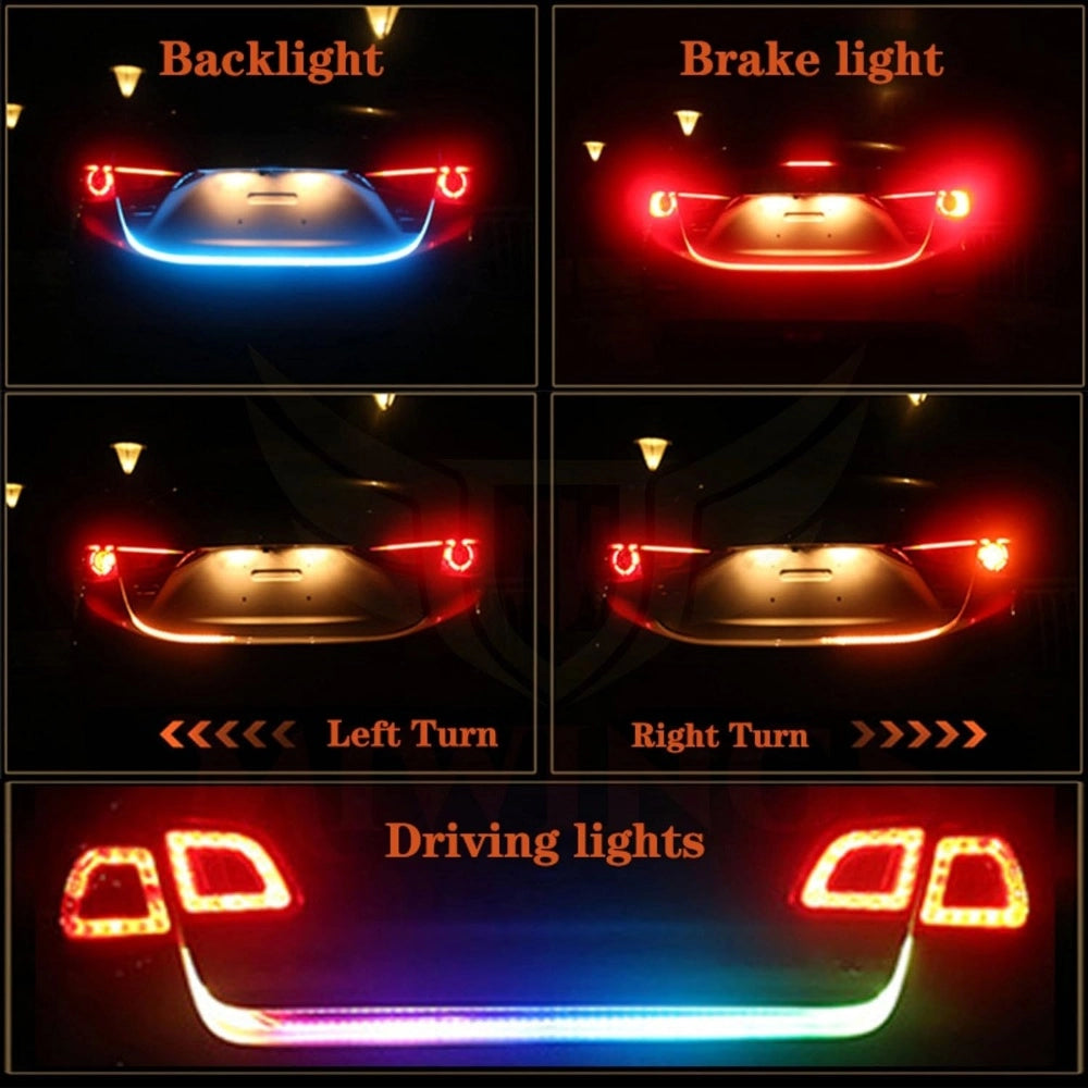 Amfyn Car Dicky Light With Indicator .Brake Light Car Fancy Lights ( Multicolor)