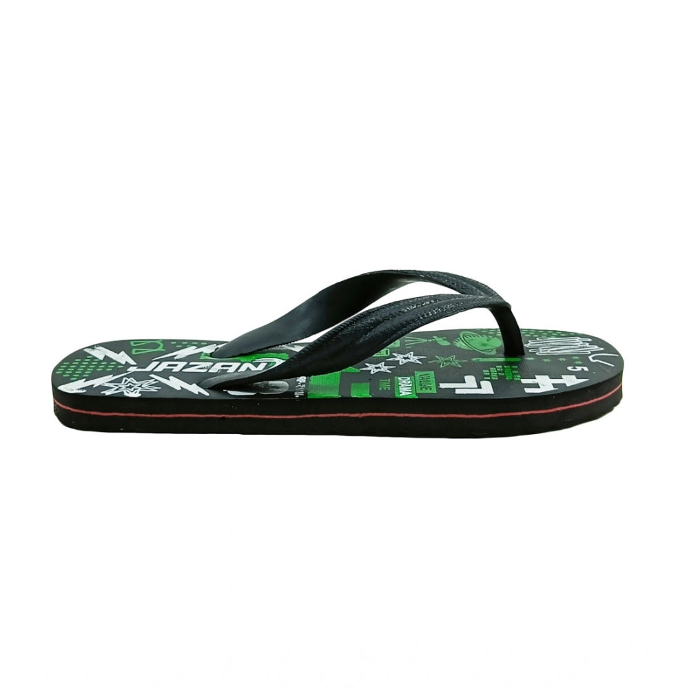 Fashion Unisex Printed Lightweight Flip-Flop Hawai Slipper (Green)