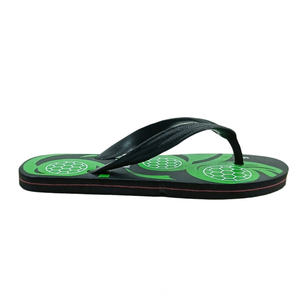 Fashion Unisex Printed Lightweight Flip-Flop Hawai Slipper (Green)