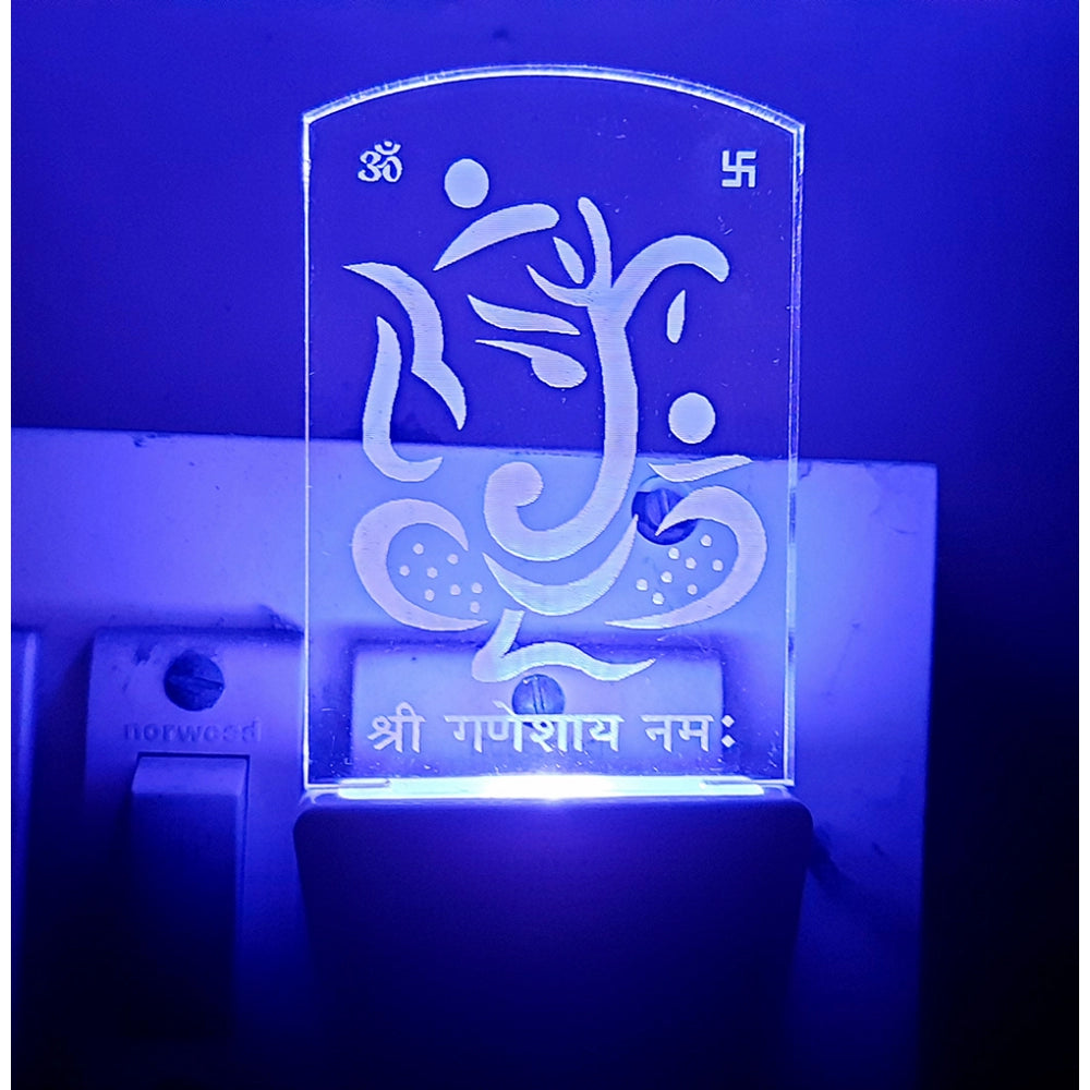 Amfyn Designer Ganesha AC Adapter Night Lamp