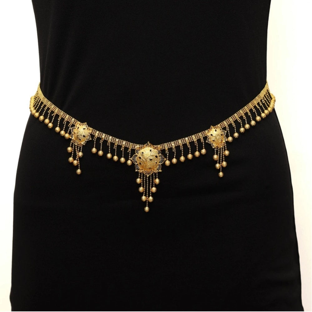 Fashion Women's Gold Plated Kamarband Waist Belt For Women//Girls Adjustable Chain