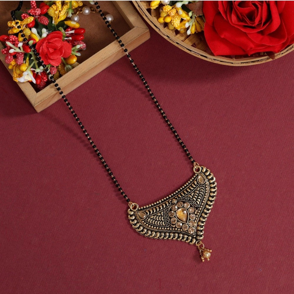 Fashion Women's Gold Color Mangalsutra